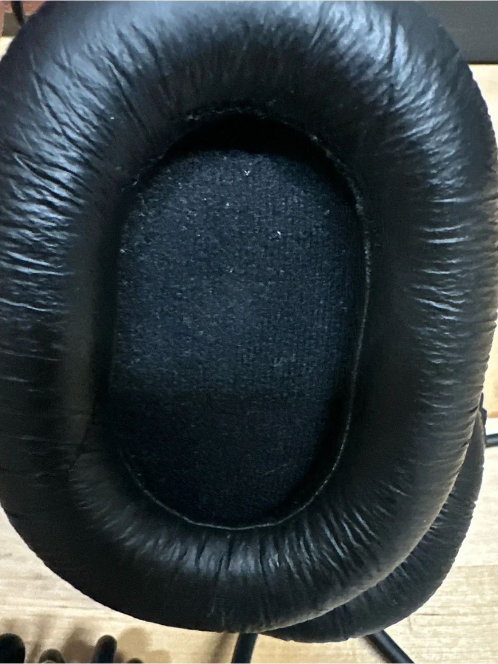 Sony Black Over-Ear Headphones with Blue Accent